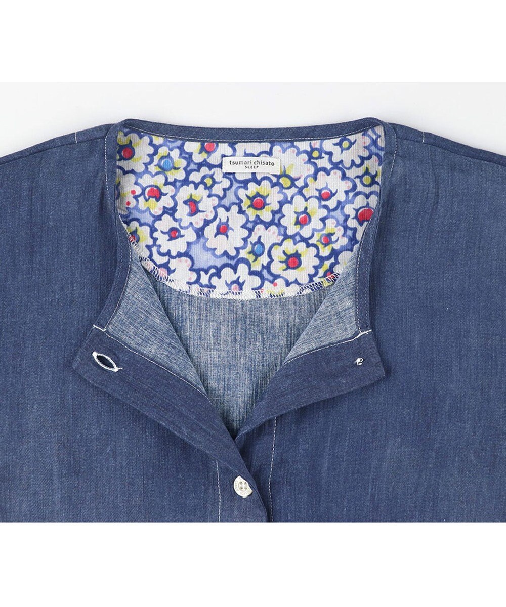 tsumori chisato SLEEP ツモリチサト ワンピース 5分袖 半袖 綿100%(本体) 楊柳素材 ロング丈(ふくらはぎ付近) レディース UNT149 /ワコール 