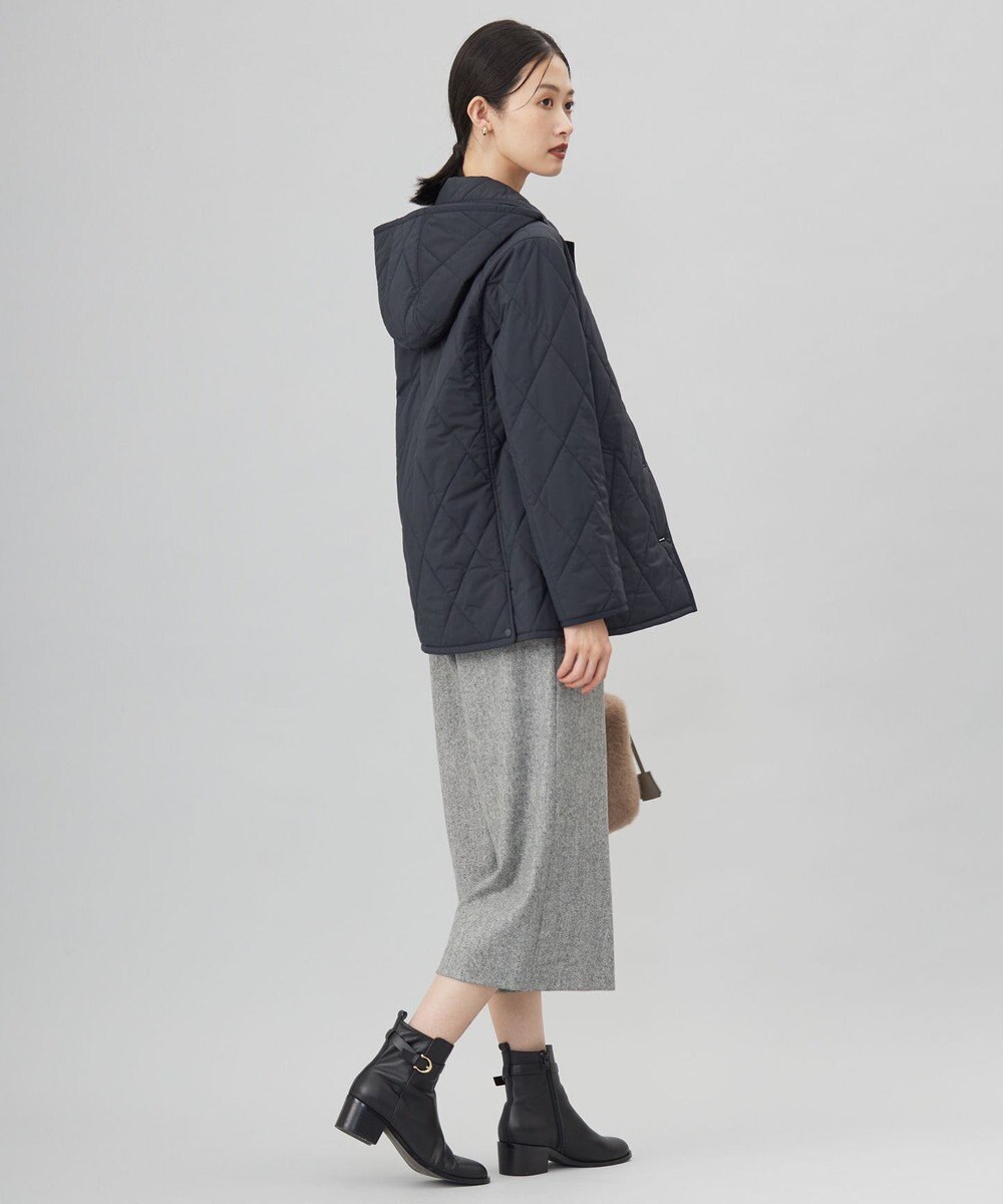 J.PRESS LADIES 【洗える・撥水】プレミアムBasicキルティング ショート コート 