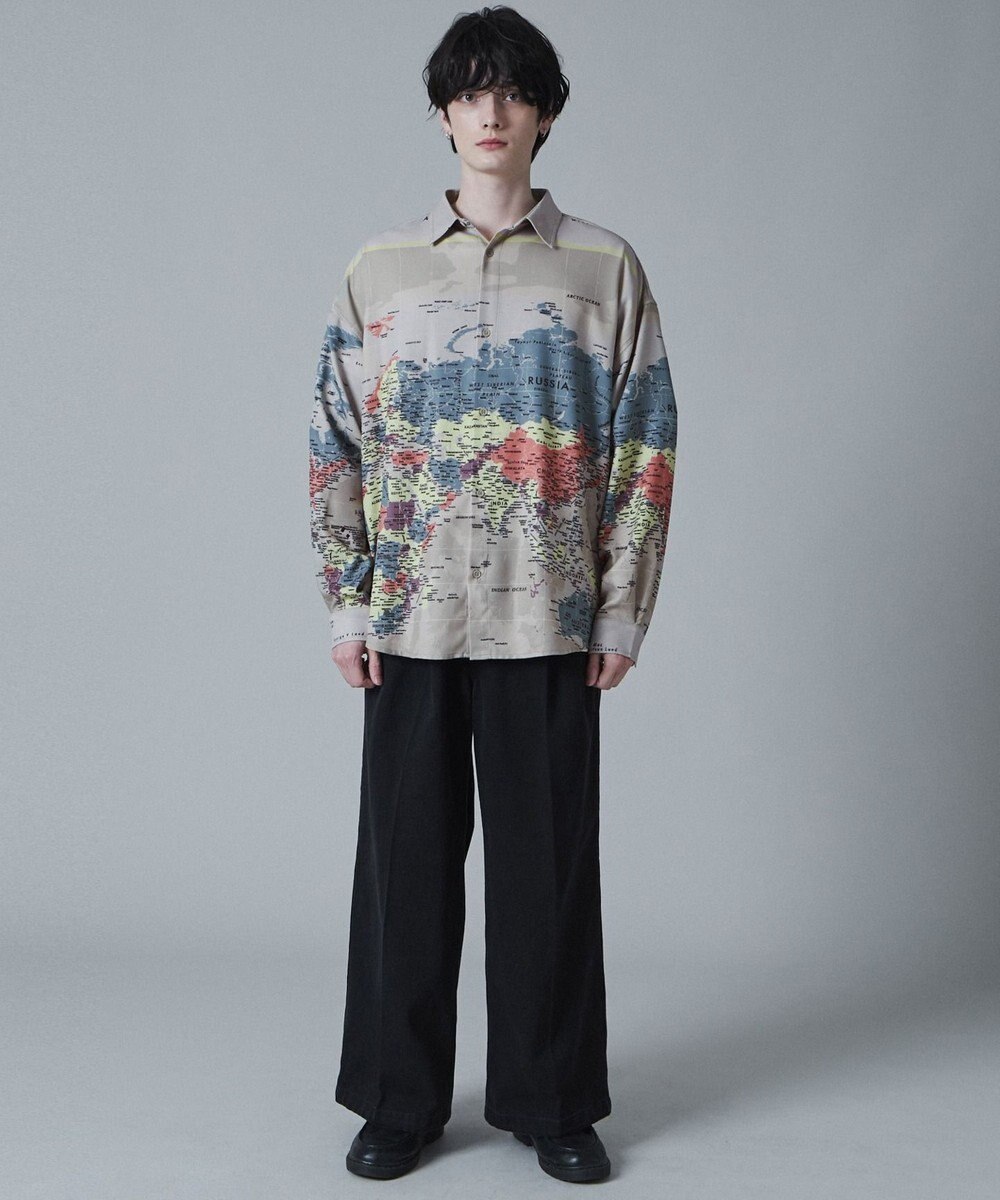 WEGO アムンゼンパターンBIGシャツ 