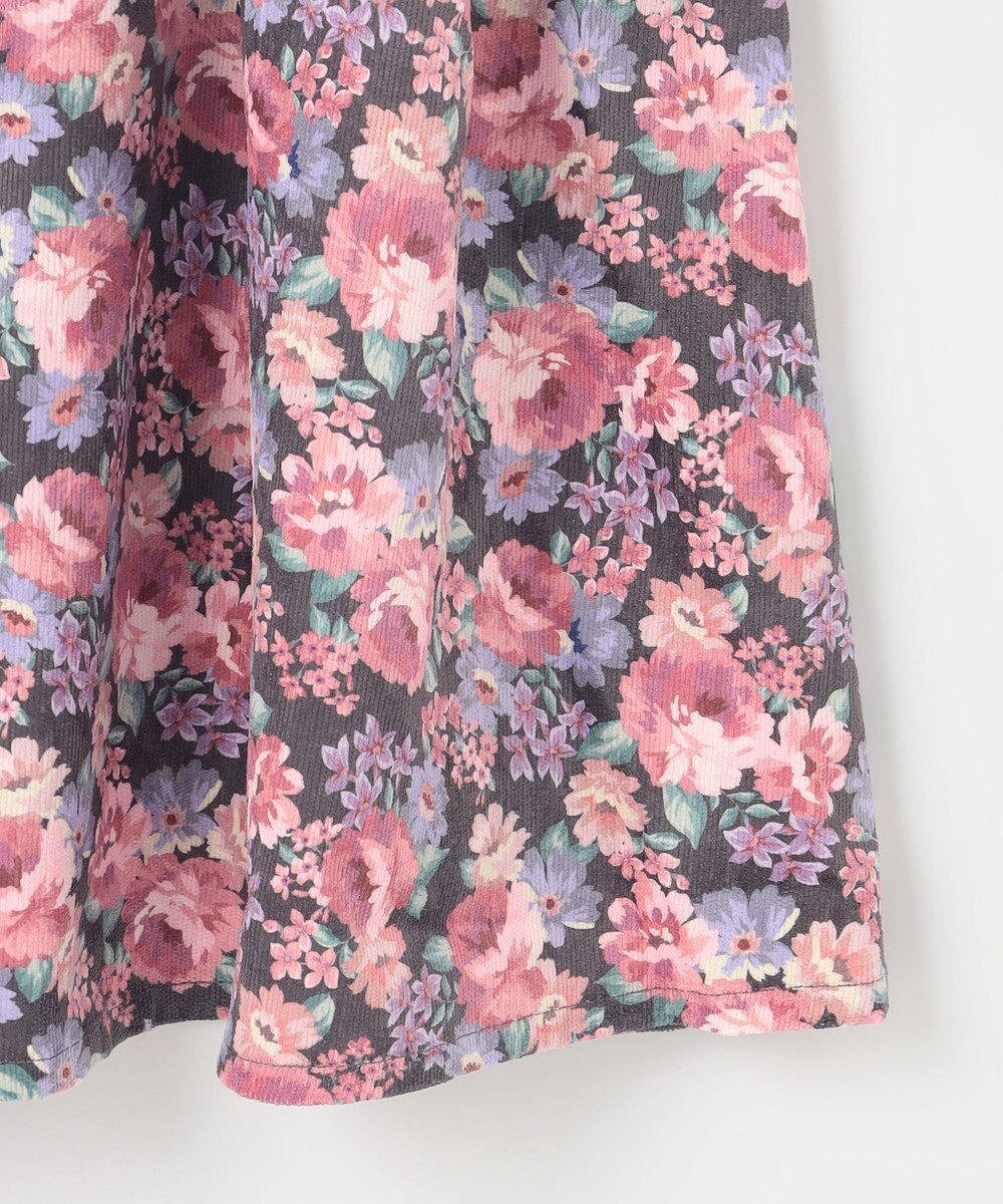 ANY KIDS 花柄 ドッキング ワンピース 