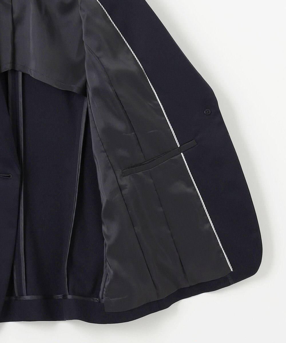 J.PRESS LADIES 【セットアップ対応・洗える・抗菌防臭】T/Cポンチ テーラード ジャケット 