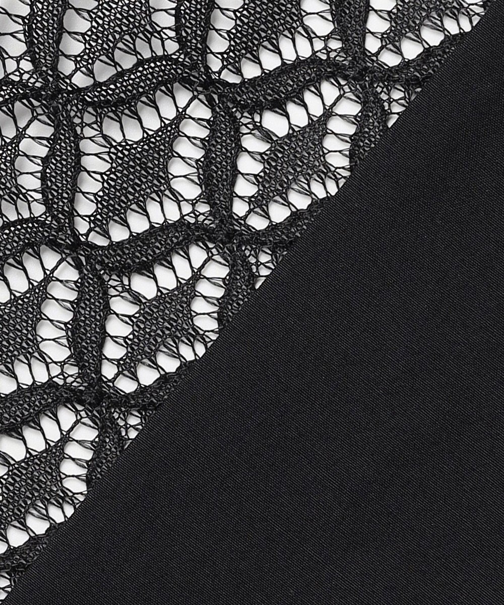 ICB 【WEB＆一部店舗限定】SustainableLace バンドカラー ブラウス 