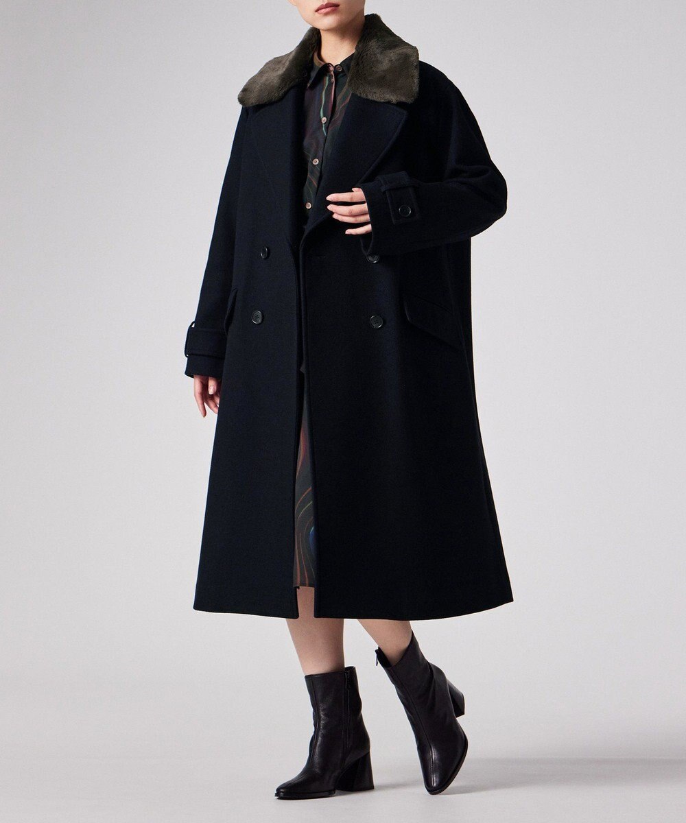 Paul Smith ウールカルゼ ロングコート 