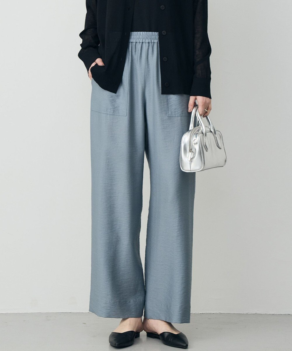 ICB L 【先行予約】ワッシャーツイル ワイドストレートパンツ 