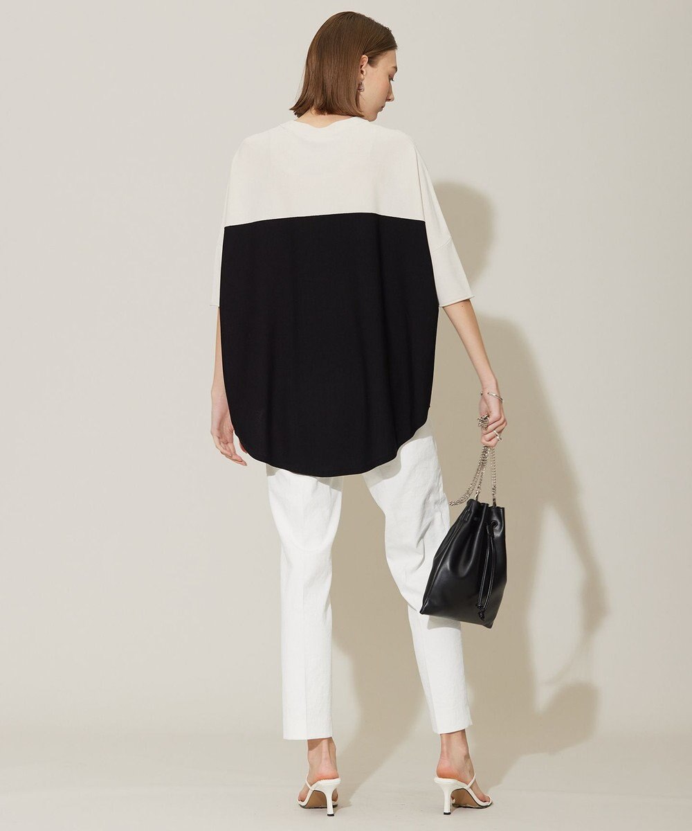 ICB L 【新色追加・接触冷感・UVカット・洗える】 ヴィスコースナイロンハイゲージ 半袖プルオーバー 