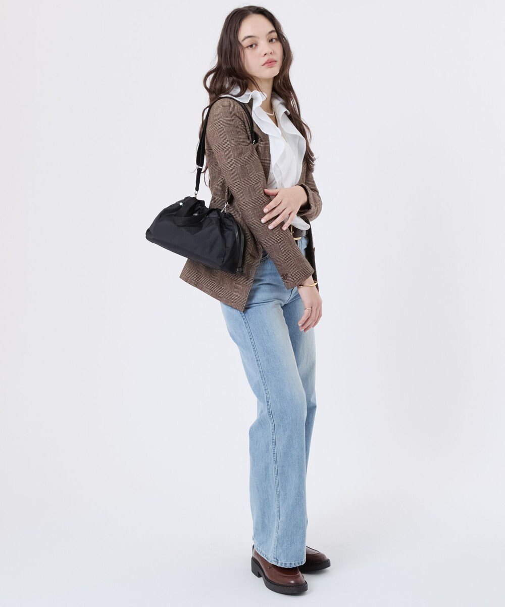 LeSportsac E/W CITY DRAWSTRING BAG??? /アップタウンブラック/ブラック 