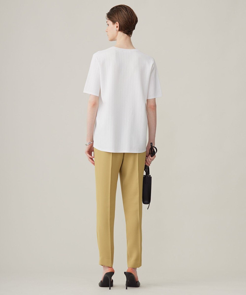 ICB 【洗える】 ストライプパターン ニットトップス 