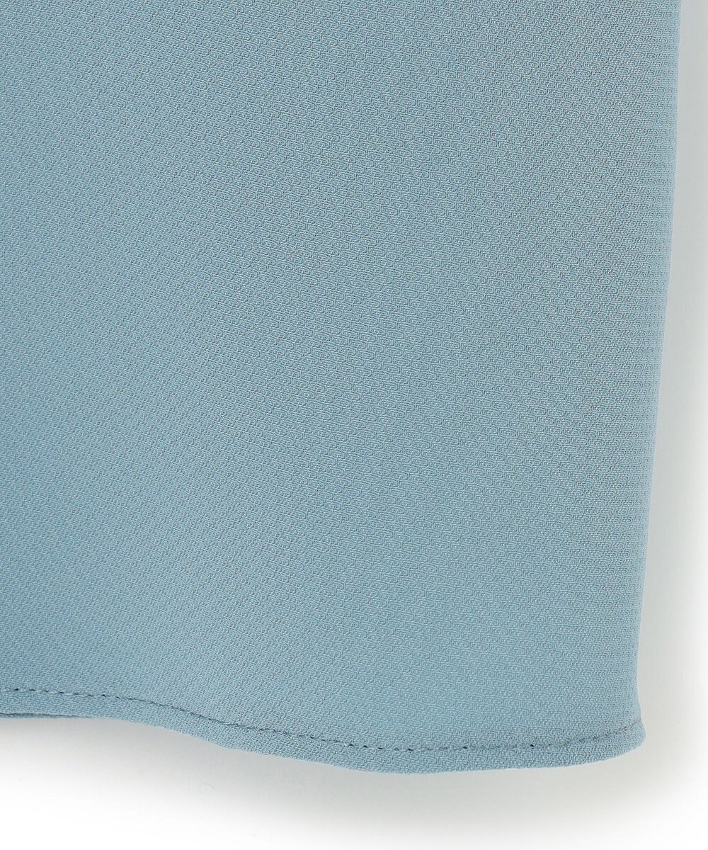 ICB 【洗える・UVケア】BackSatinAmunzen ラッフルデザインブラウス 