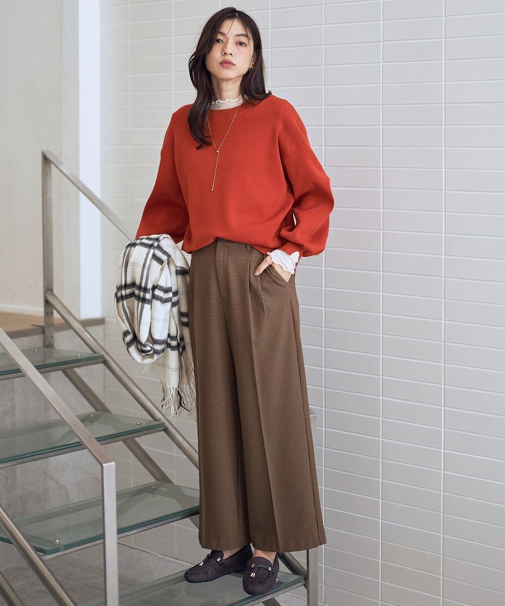 ANY 【LEE掲載/6サイズ展開/裏起毛/ウエストゴム】ウォームワイドパンツ 