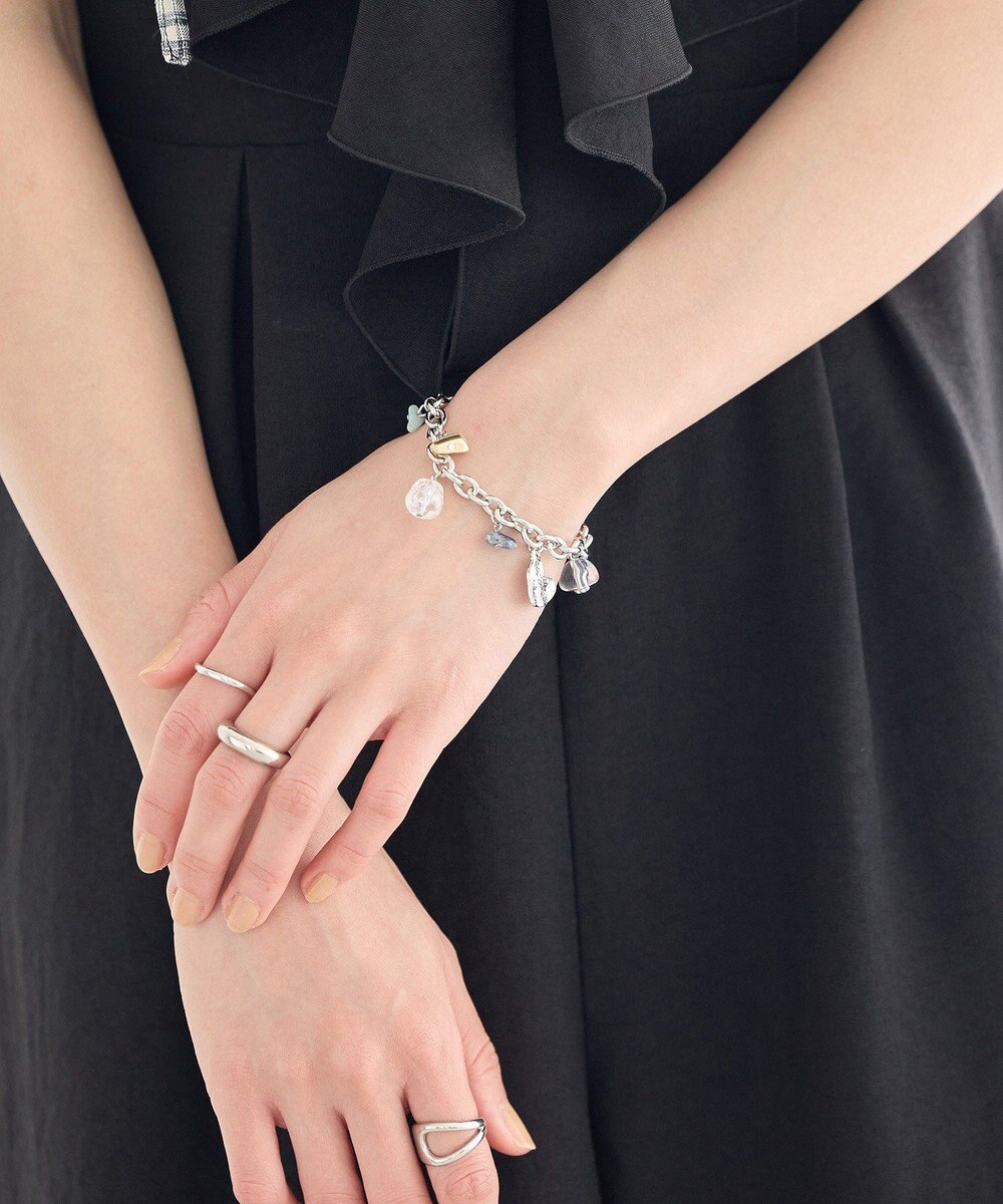 earth music&ecology ストーンＭＩＸチャームブレスレット 