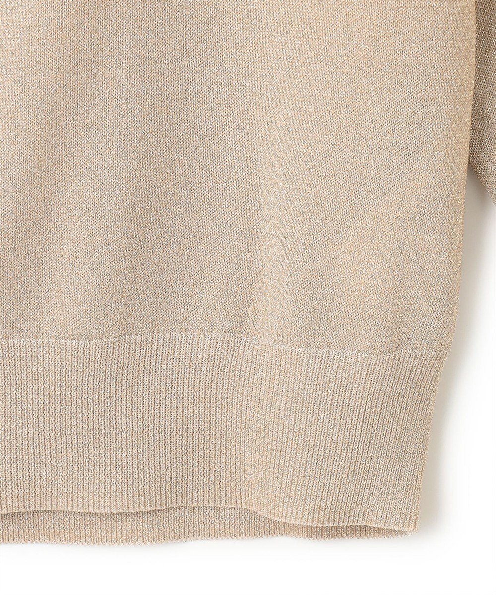 BEIGE， 【S-size】JUSSIEU / ラメ ニットパーカー 