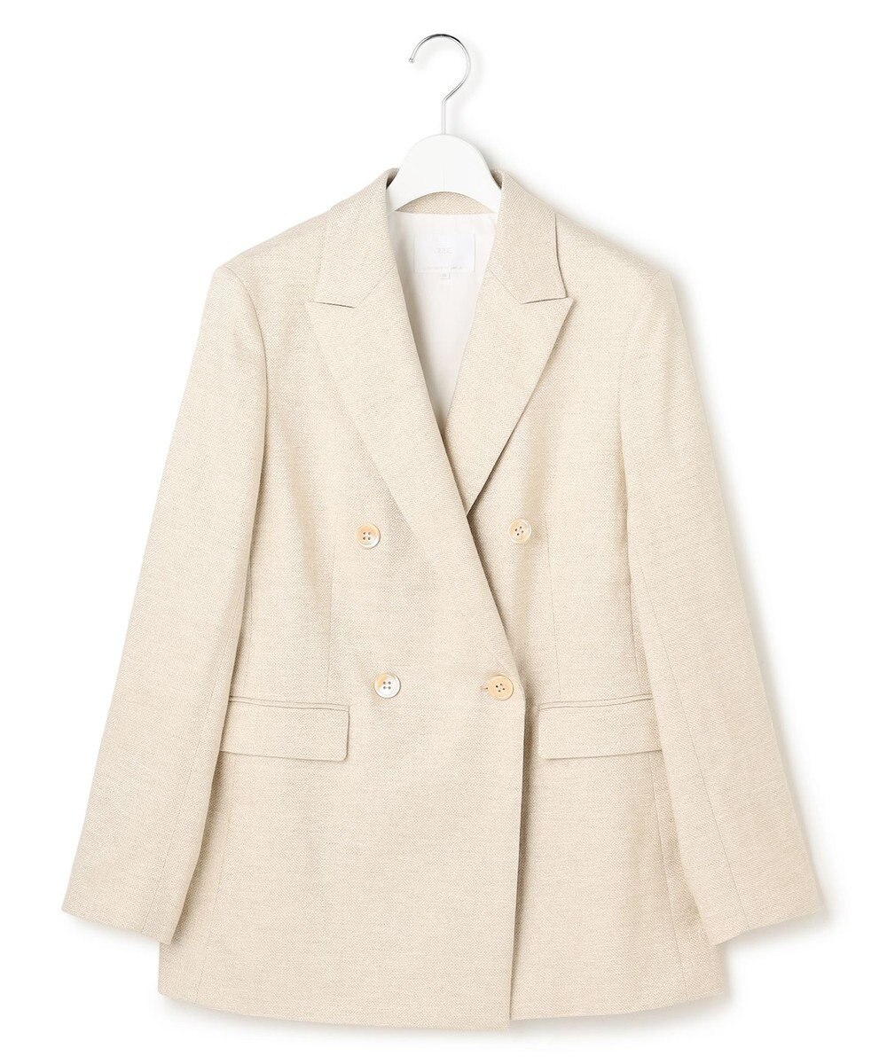 23区 【GOLD LABEL】GIOTEXリネンスパーク ダブルジャケット 