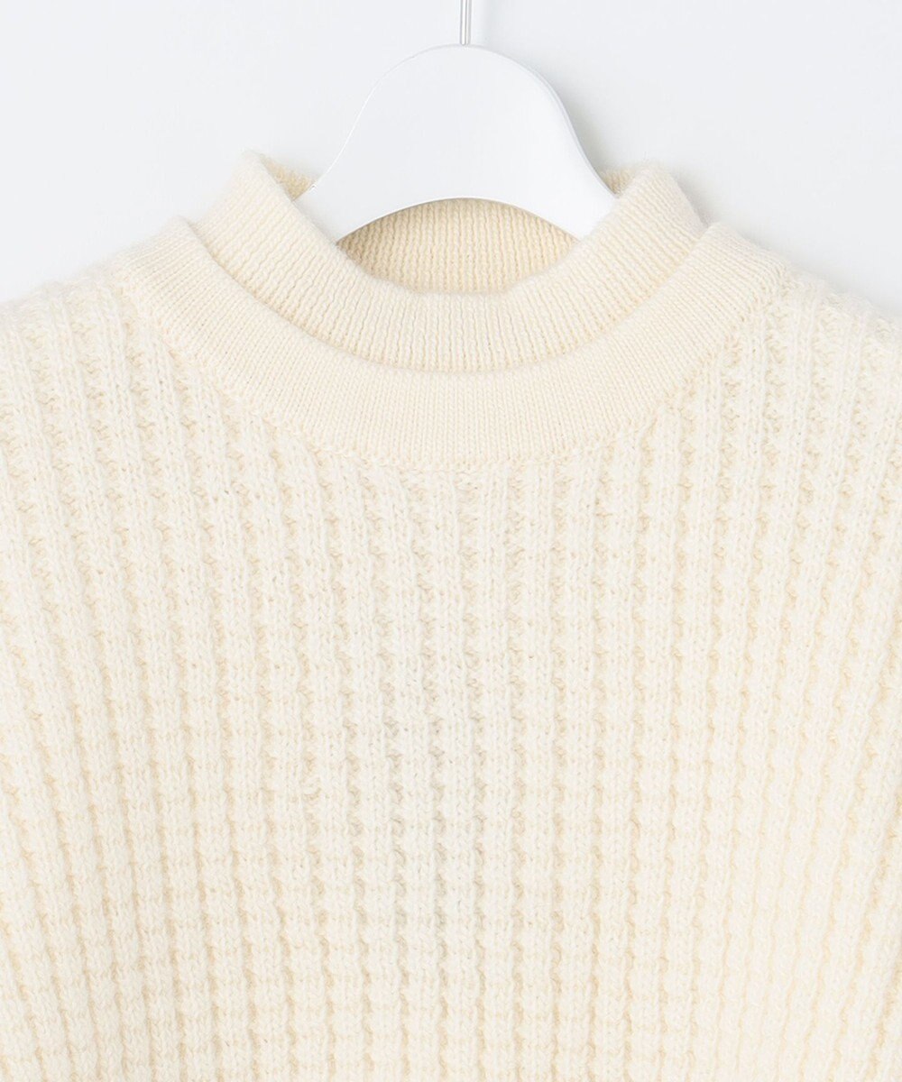 23区 【23区 lab.】ワッフル クルーネック ニット 