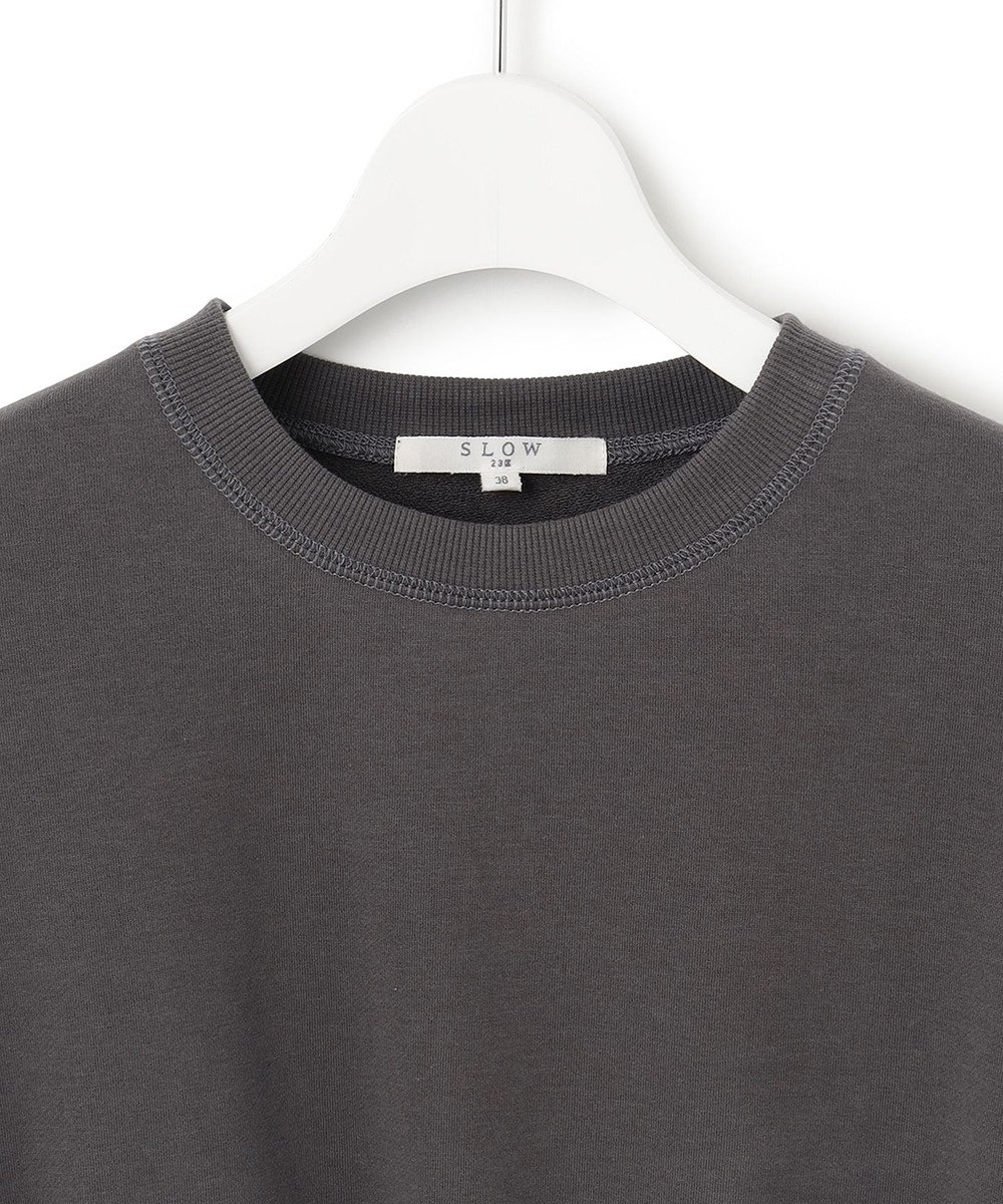 23区 L 【SLOW/洗える】コンパクトインレー フレンチスリーブ カットソー 