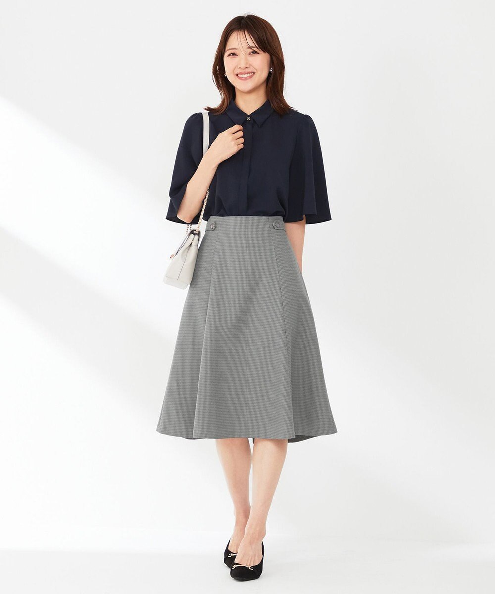 ANY SIS 【AIコラボ】サイドボタンフレア スカート 