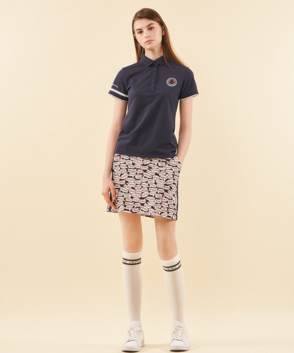 23区GOLF 【WOMEN】【吸水速乾/UVカット】エイトロックポロシャツ 