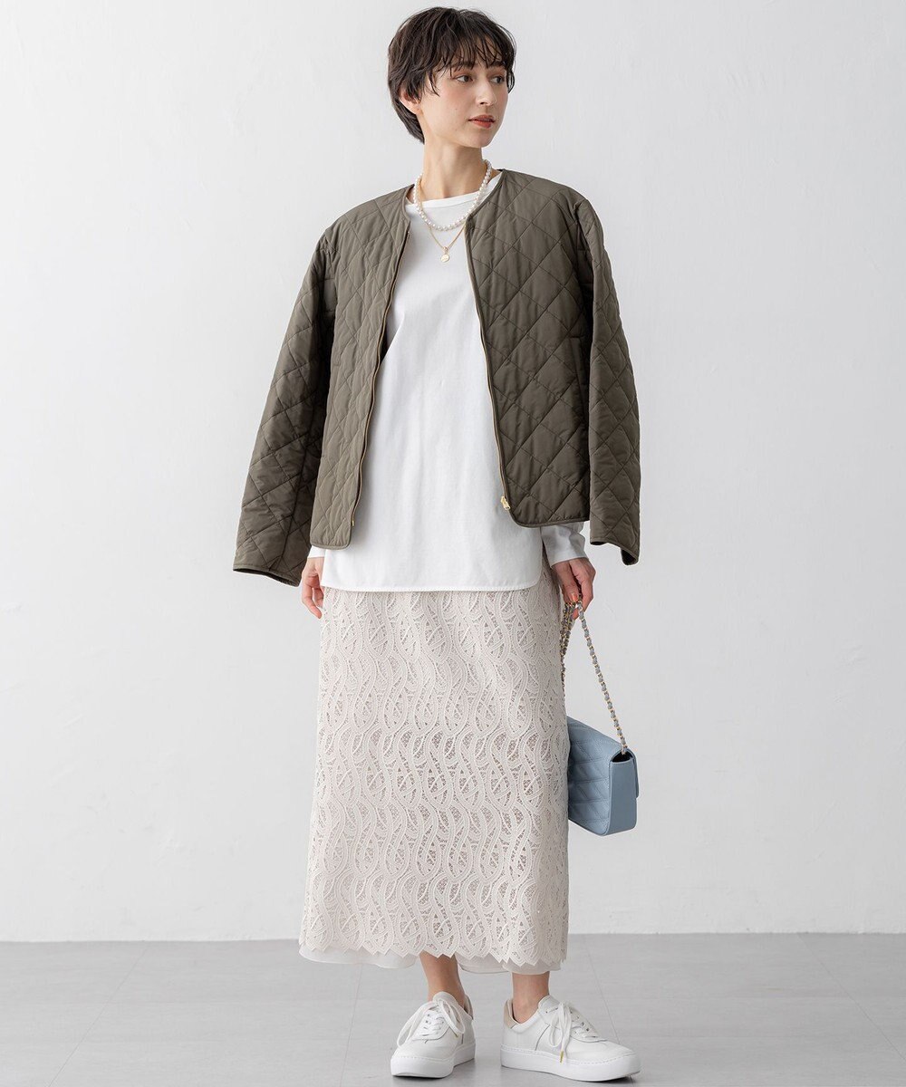 23区 L 【撥水加工/洗える】ライナー付き マルチウェイアウター 