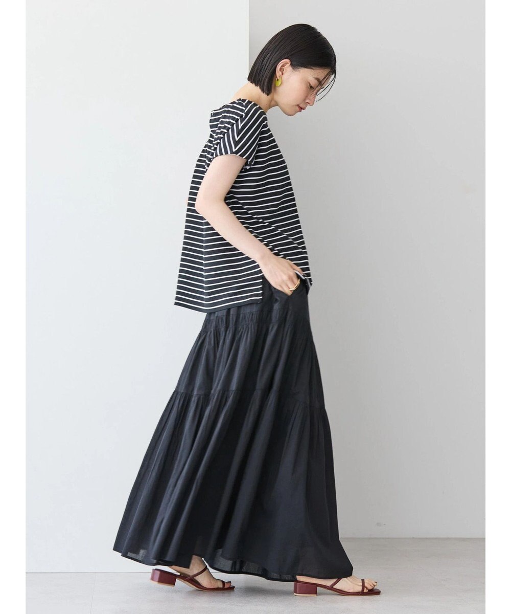 AMERICAN HOLIC インドコットンティアードボイルスカート 