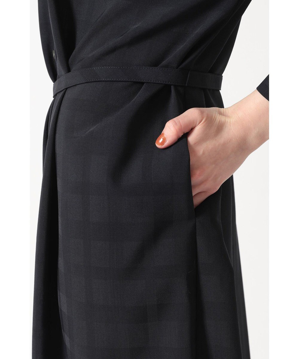 DAKS シャドーチェック 2WAYワンピース 