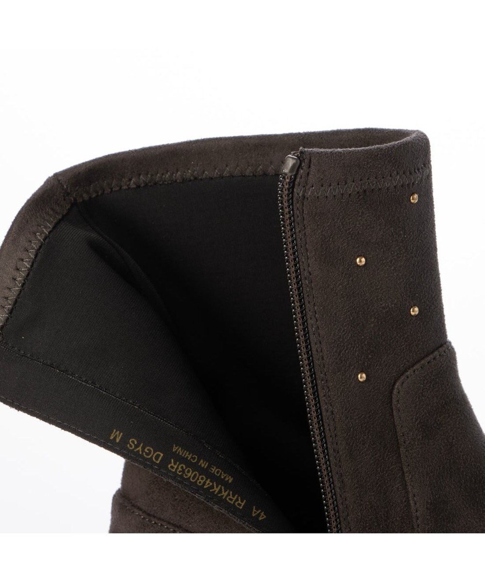 Riz raffinee <Riz raffinee>スタッズ付インヒールブーツ 