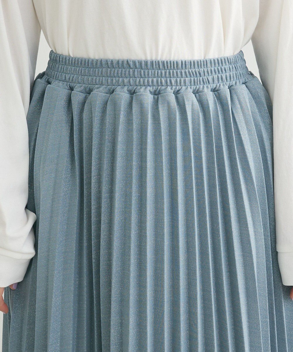 Green Parks ・Ｐｅｔｉｔ　Ｆｌｅｕｒ　ラメプリーツスカート 