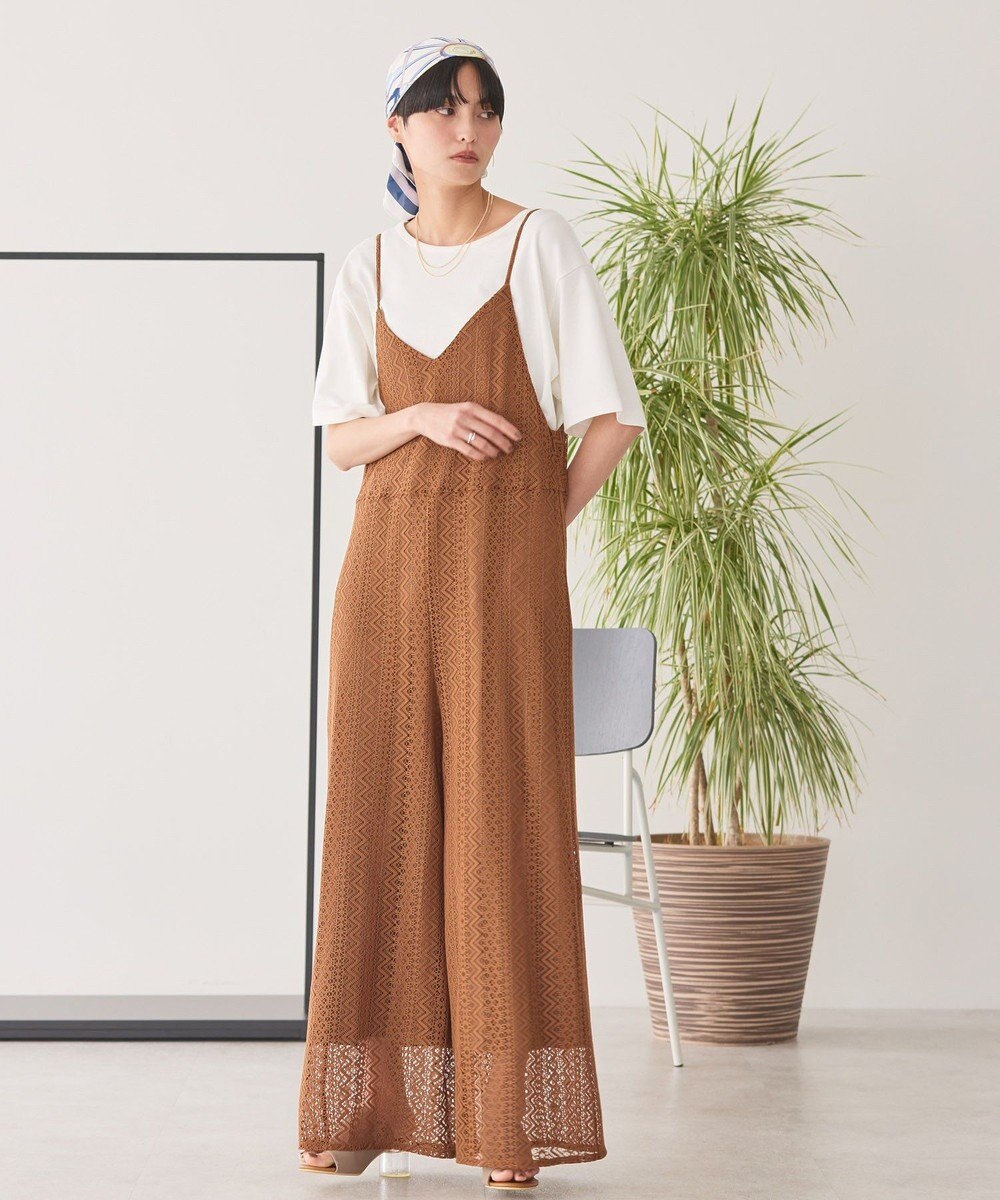 AMERICAN HOLIC レースキャミサロペット【WEB限定カラー有り】 