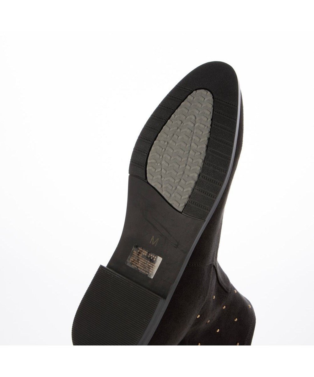 Riz raffinee <Riz raffinee>スタッズ付インヒールブーツ 