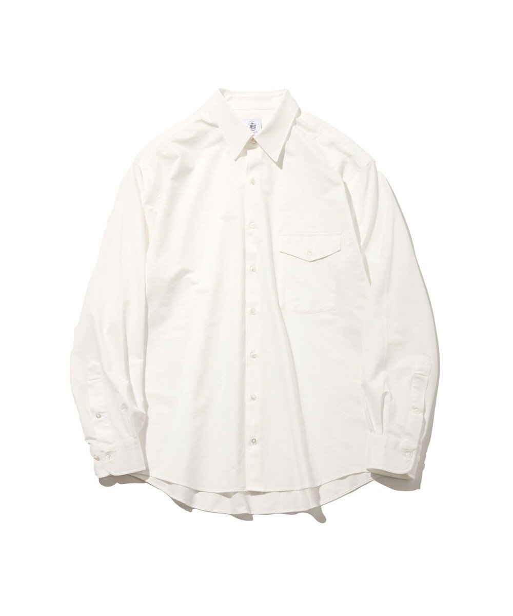 J.PRESS MEN 【J.PRESS ORIGINALS】KANEMASA 46G Jersey Pin Oxford Regular Collar Shirt / Japan Made 