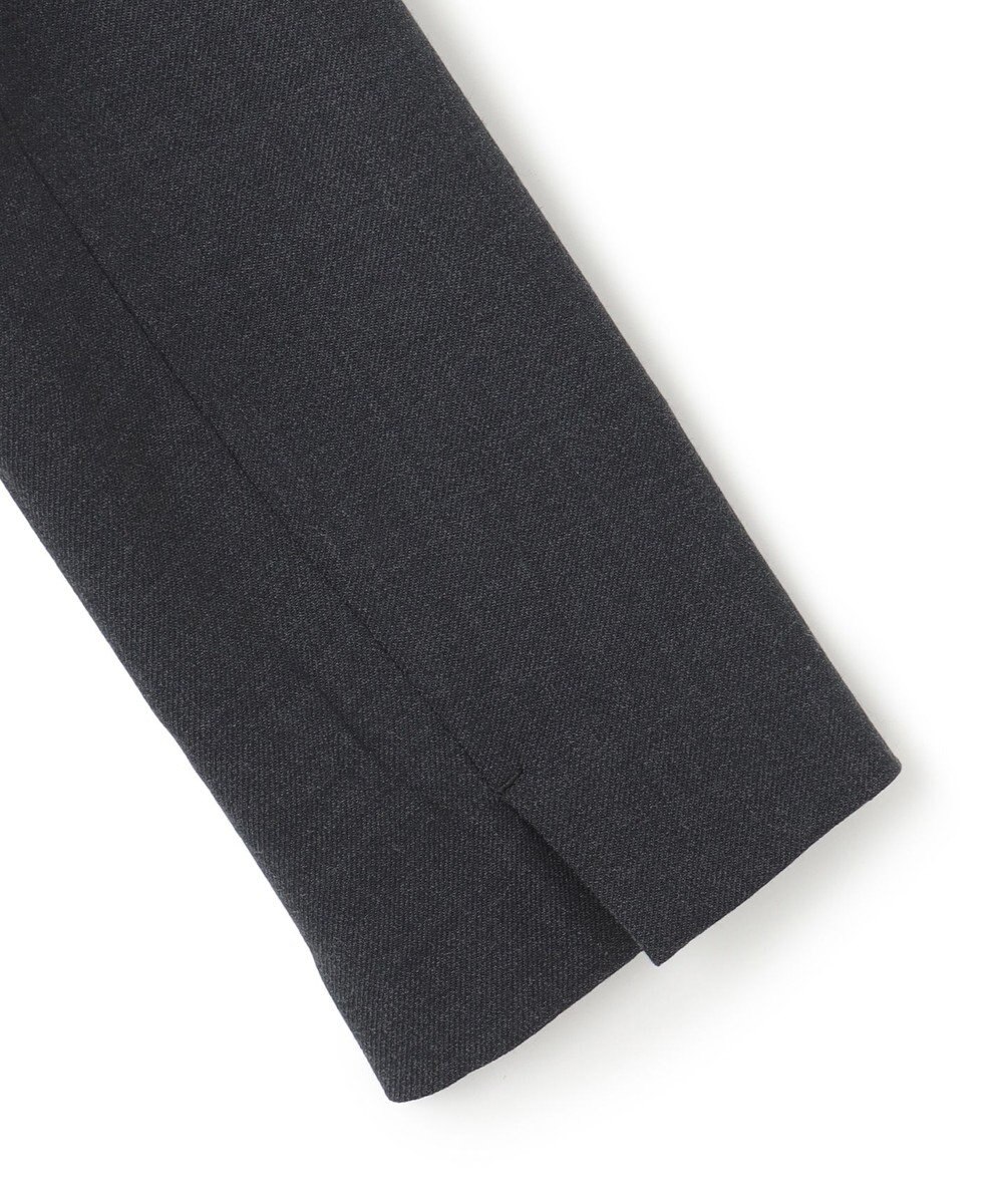 ICB 【UVカット・洗える】ウール2WAYストレッチ ノーカラージャケット 