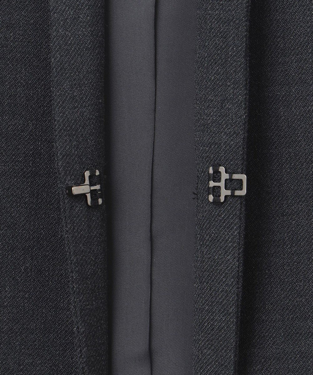 ICB 【UVカット・洗える】ウール2WAYストレッチ ノーカラージャケット 