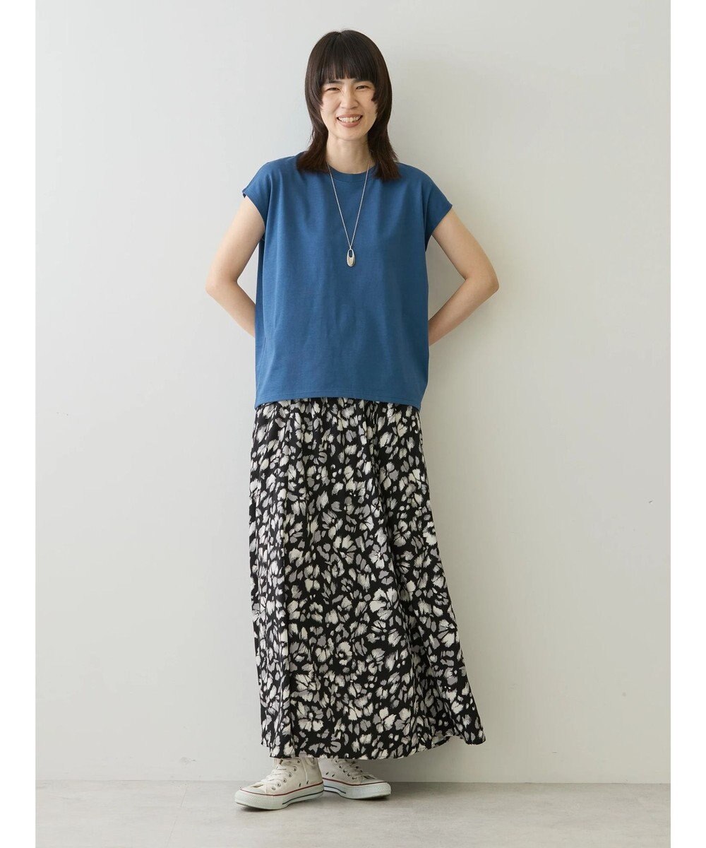 AMERICAN HOLIC 接触冷感フレンチスリーブカットプルオーバー 