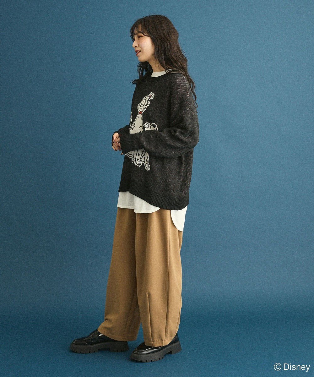 Green Parks １０１匹わんちゃん／ジャガードニット 