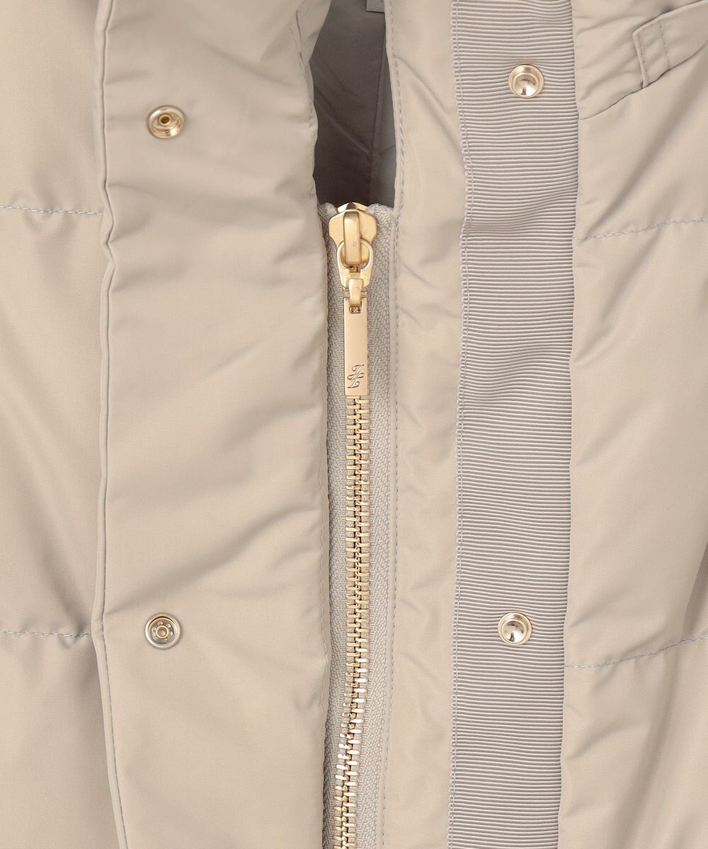 自由区 L 【洗える】マイクロタッサーダウン コート 