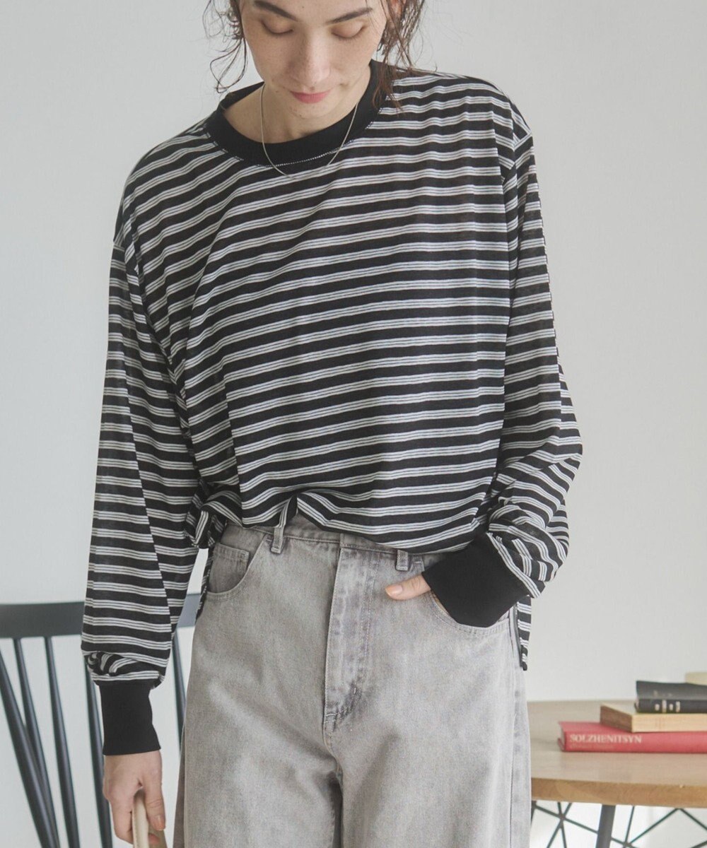 WEGO 【ANGIE VINTAGE】シアースラブボーダーロンＴ 