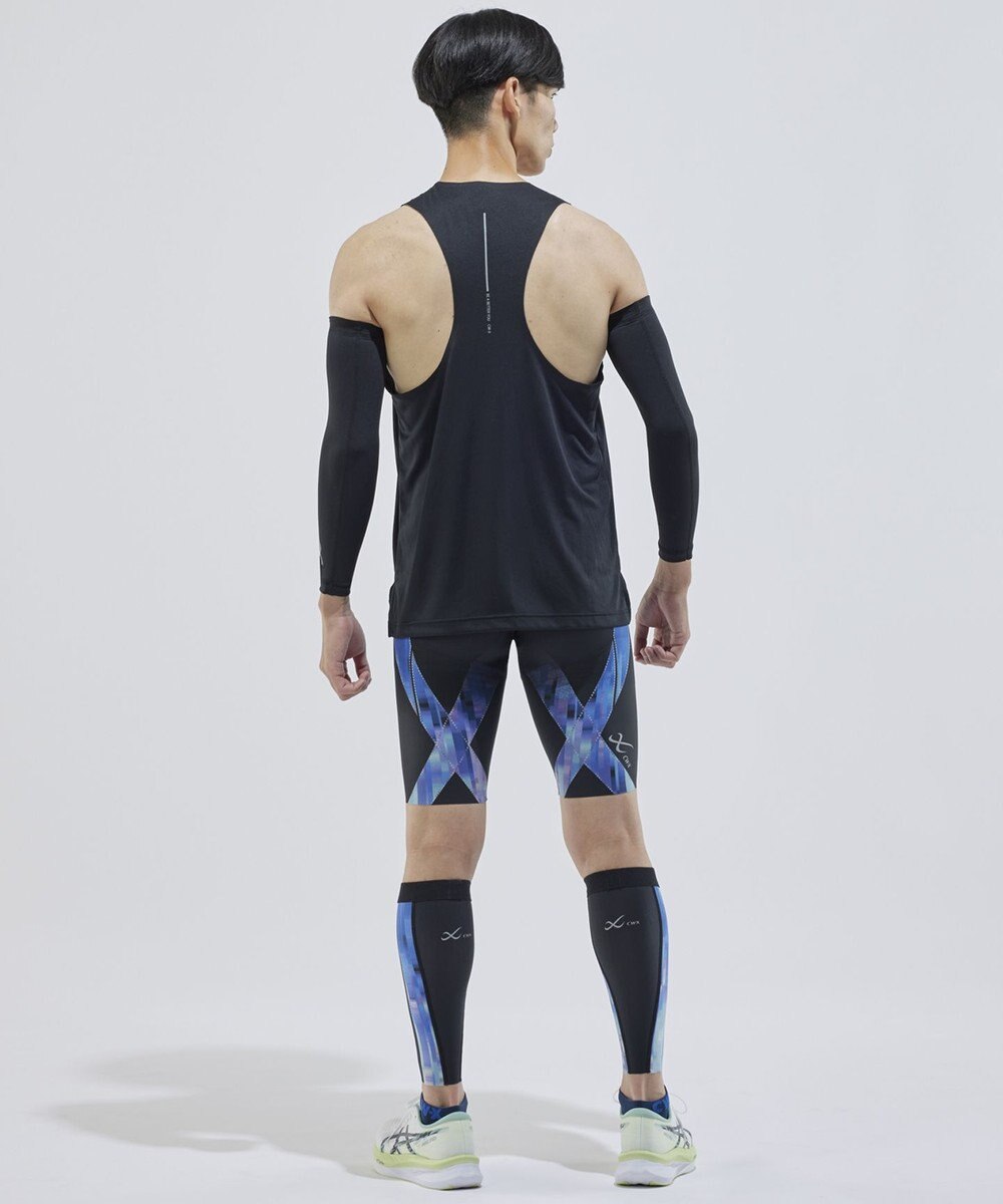 CW-X 【MEN】 CW-X メンズ スポーツタイツ ハーフ(ひざ上丈) 下半身サポート(股関節・腰・おしり・ふともも) マラソン 球技 HZO695 /ワコール 