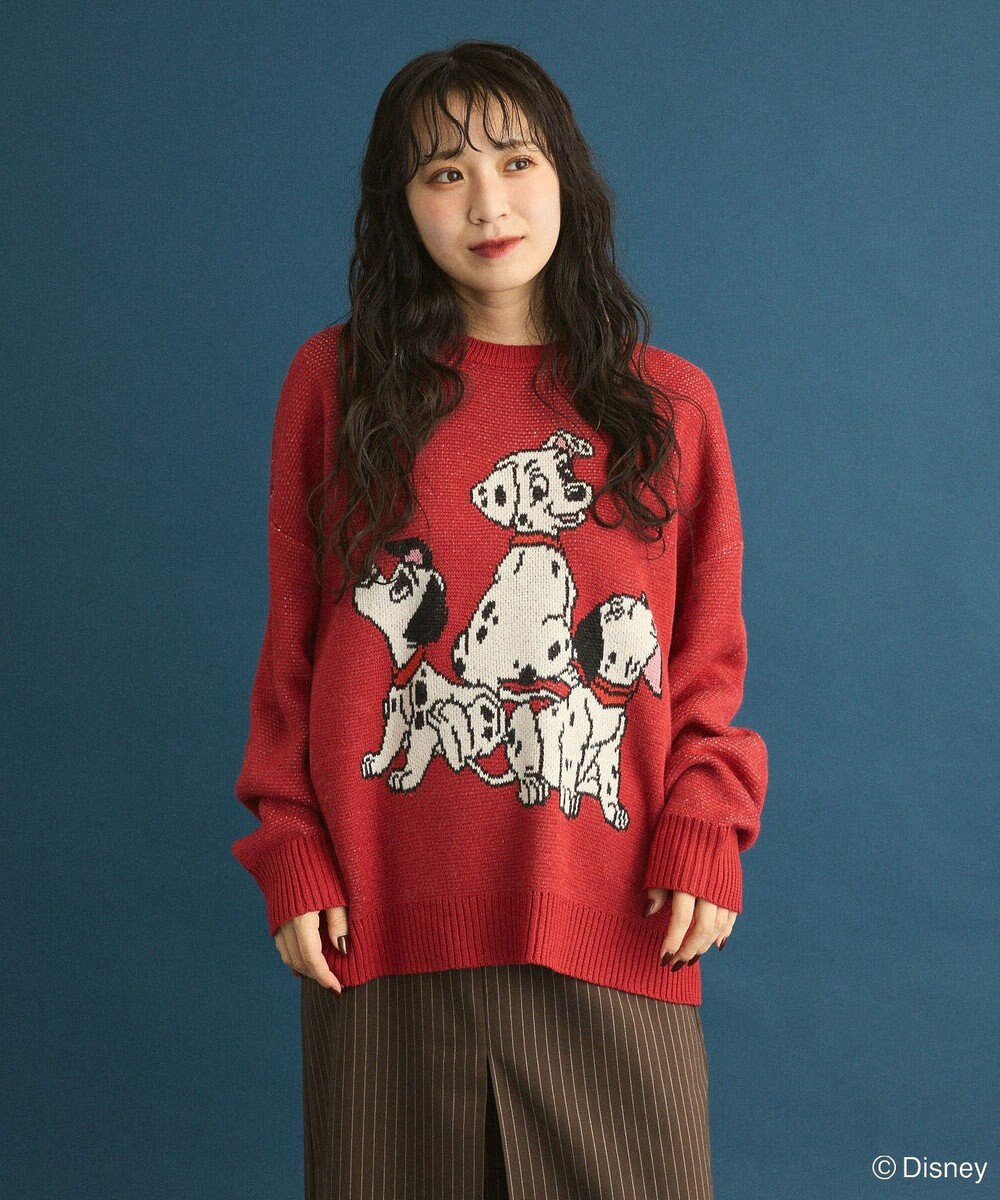 Green Parks １０１匹わんちゃん／ジャガードニット 