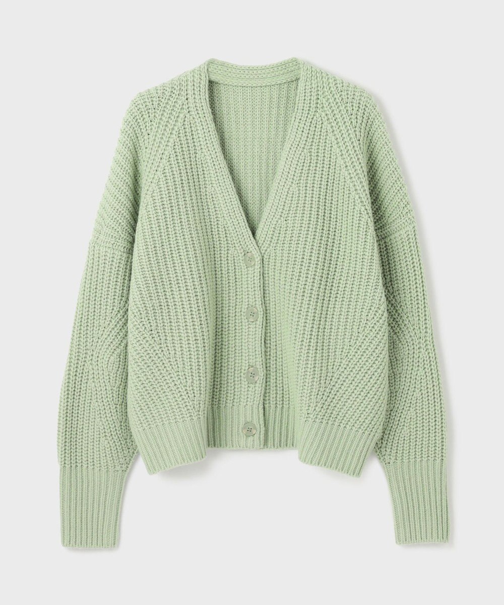 GRACE CONTINENTAL 畦ルーズニットカーディガン 