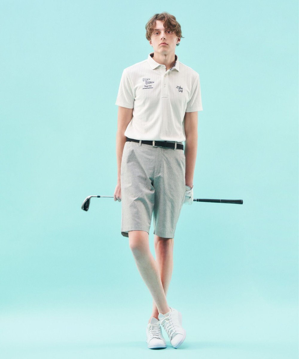 23区GOLF 【MEN】【ストレッチ】クールドット柄ハーフパンツ 