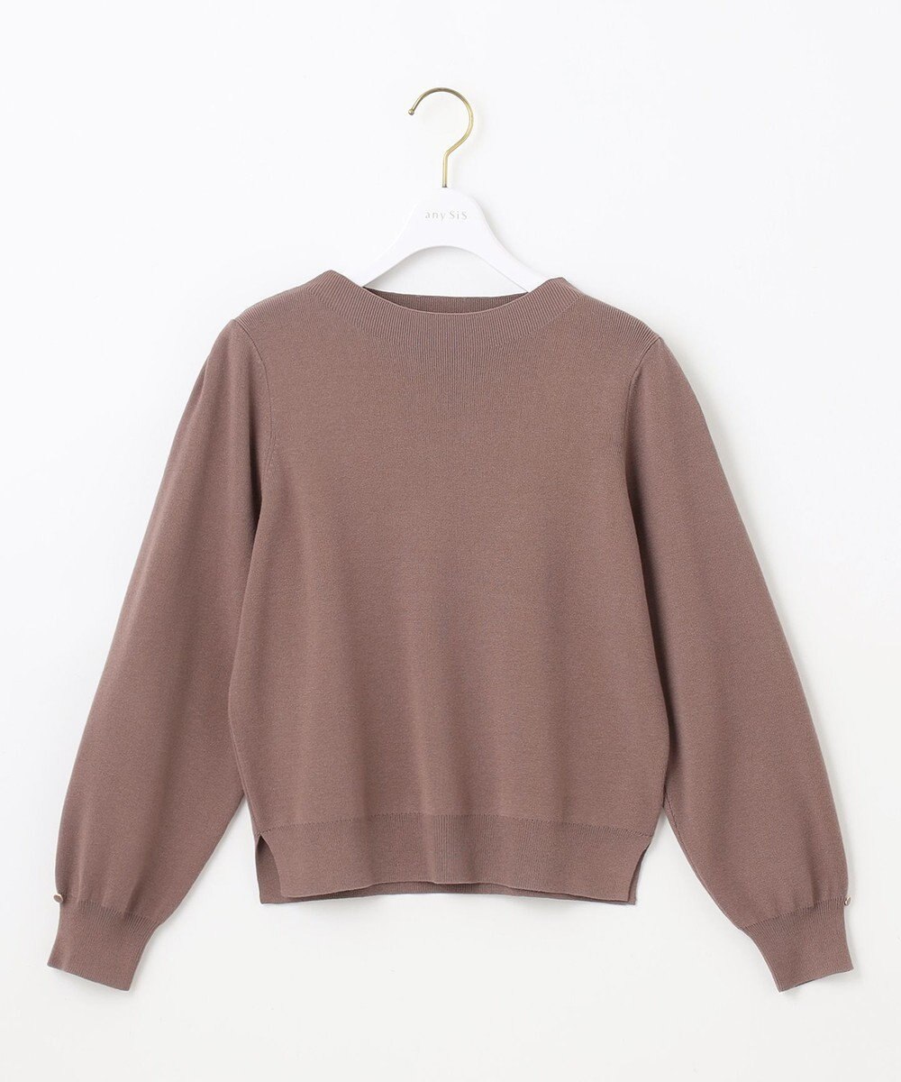ANY SIS 【洗える】チョコレートカラー ニット 