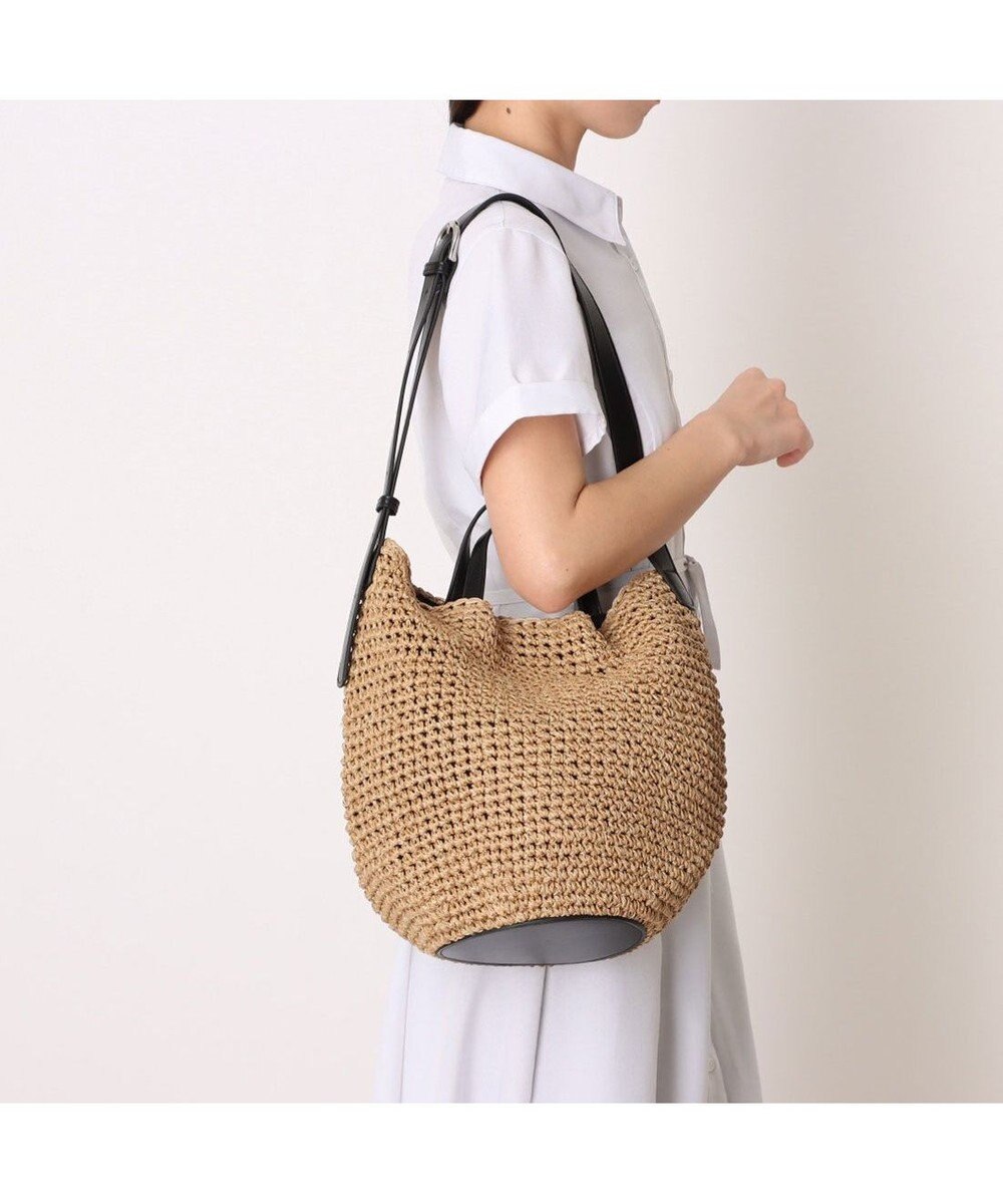 UNBILLION カシュカシュ cachecache / 丸底バケットクロッシュ2wayトート カゴバッグ 