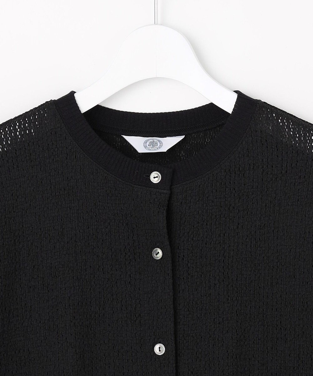 J.PRESS LADIES 【冷房対策に】レーシー カーディガン 