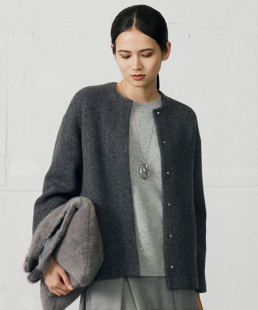 自由区 ラメブークレ アウター 