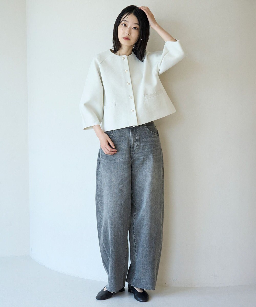 UNFILO 【UNFILO DENIM】バレルレッグデニム 