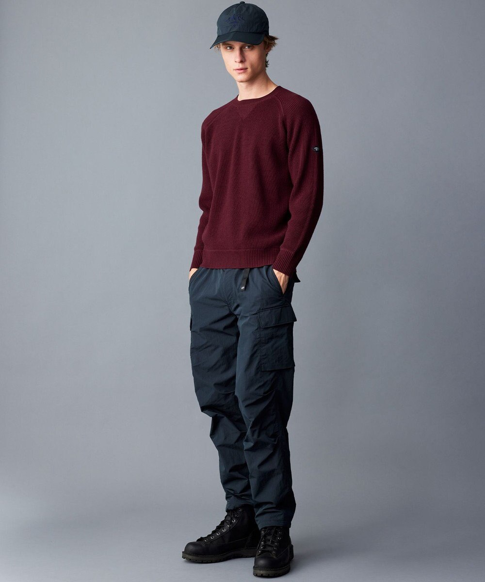 JOSEPH ABBOUD MOUNTAIN 【ECO撥水/起毛裏地】マイクロリップワッシャー カーゴ パンツ 