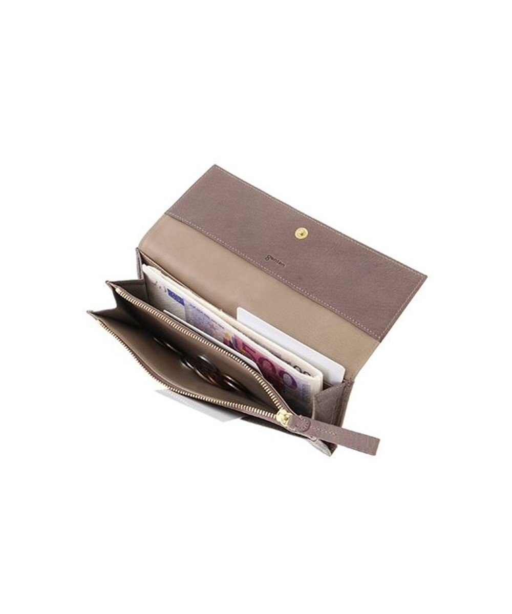 genten 【新色】フレスコ フラップ長財布 