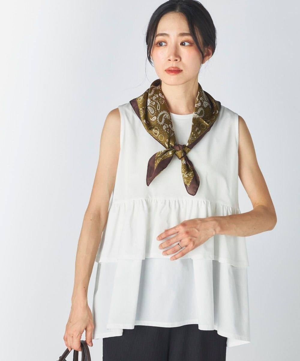 OP／FILA 【Ocean Pacific】らくティブ｜ティアードフリルデザインタンクトップ 