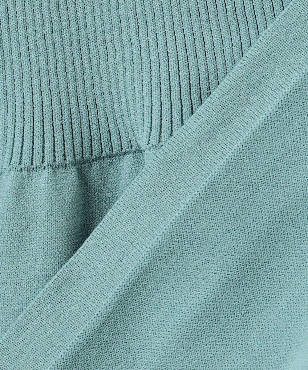 ANY L リブコンビペプラムニット 