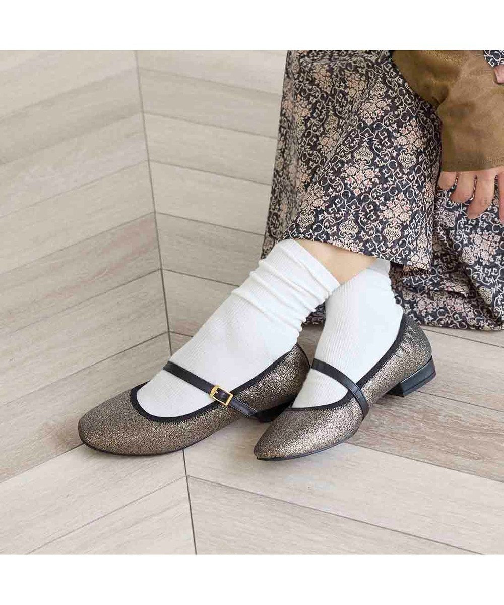 ing アシンメトリーメリージェーンパンプス 