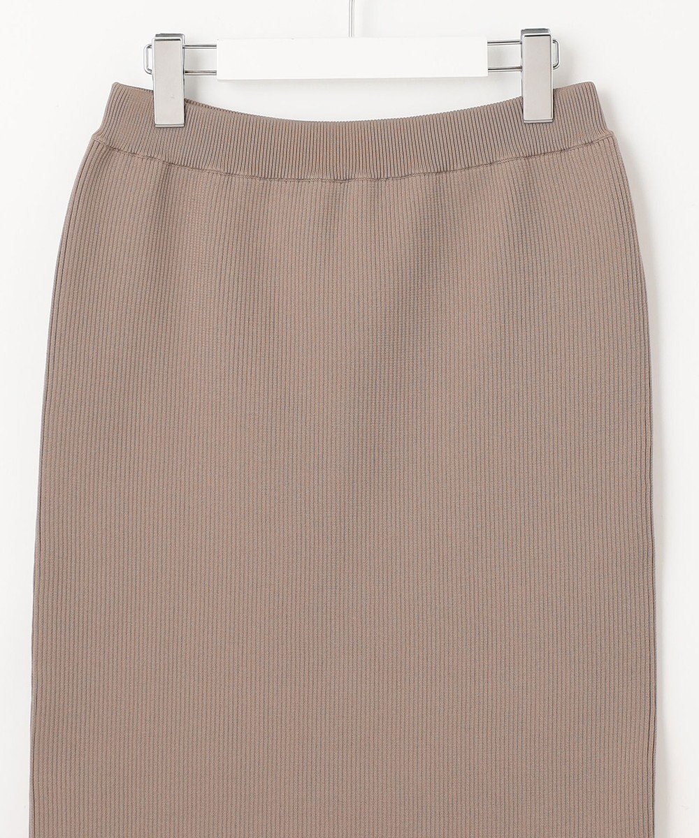 自由区 【洗える】リブストレッチタイト スカート 