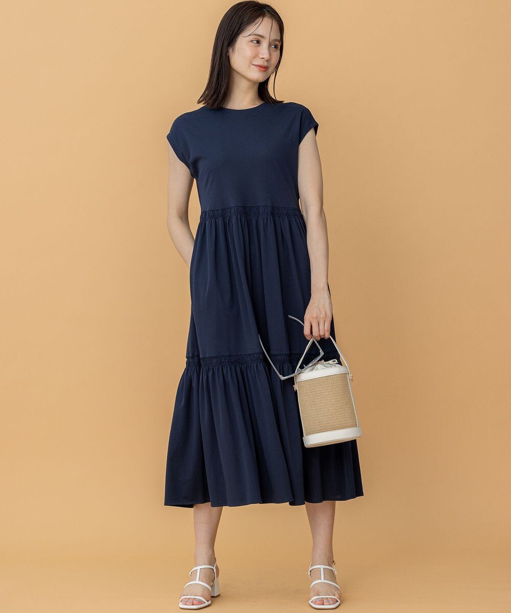 組曲 サマージャージーティアード ワンピース 